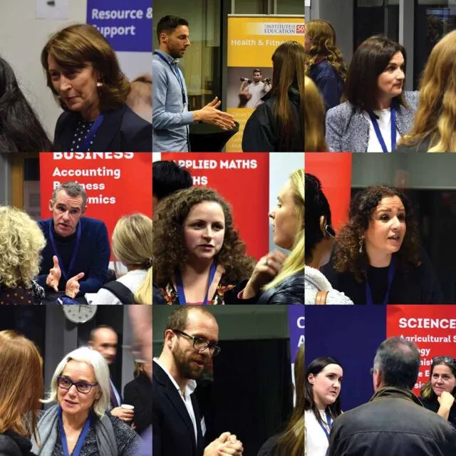 A Collage of photos from the Leeson Street Open evening