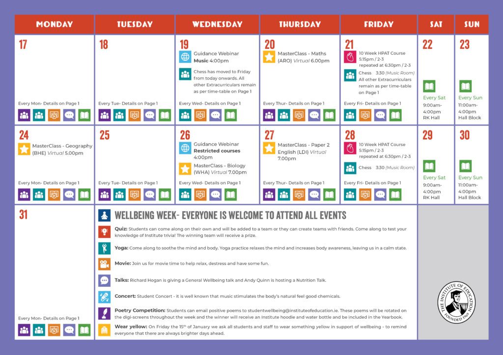6th January calendar 2022 2