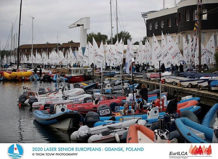 large number of boats at a dock