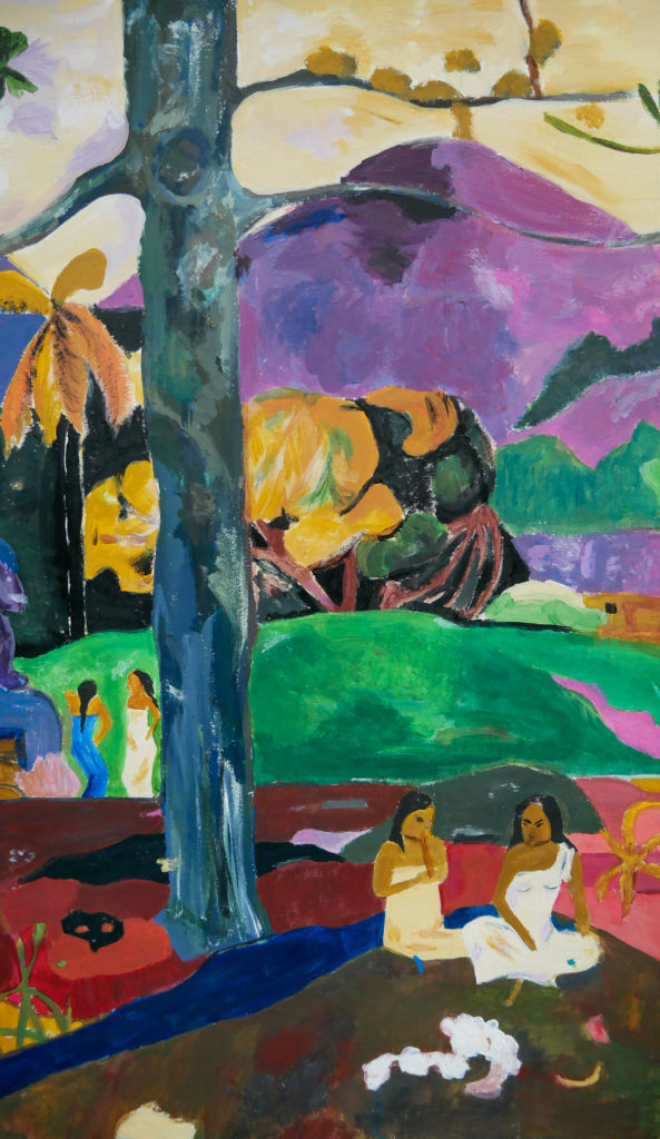 Student replica of Paul Gauguin's "Mata Mua"