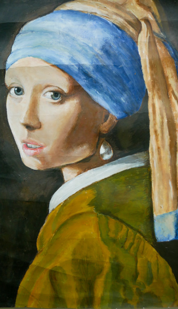 Student Replica of Johannes Vermeer's "Girl with a Pearl Earring"