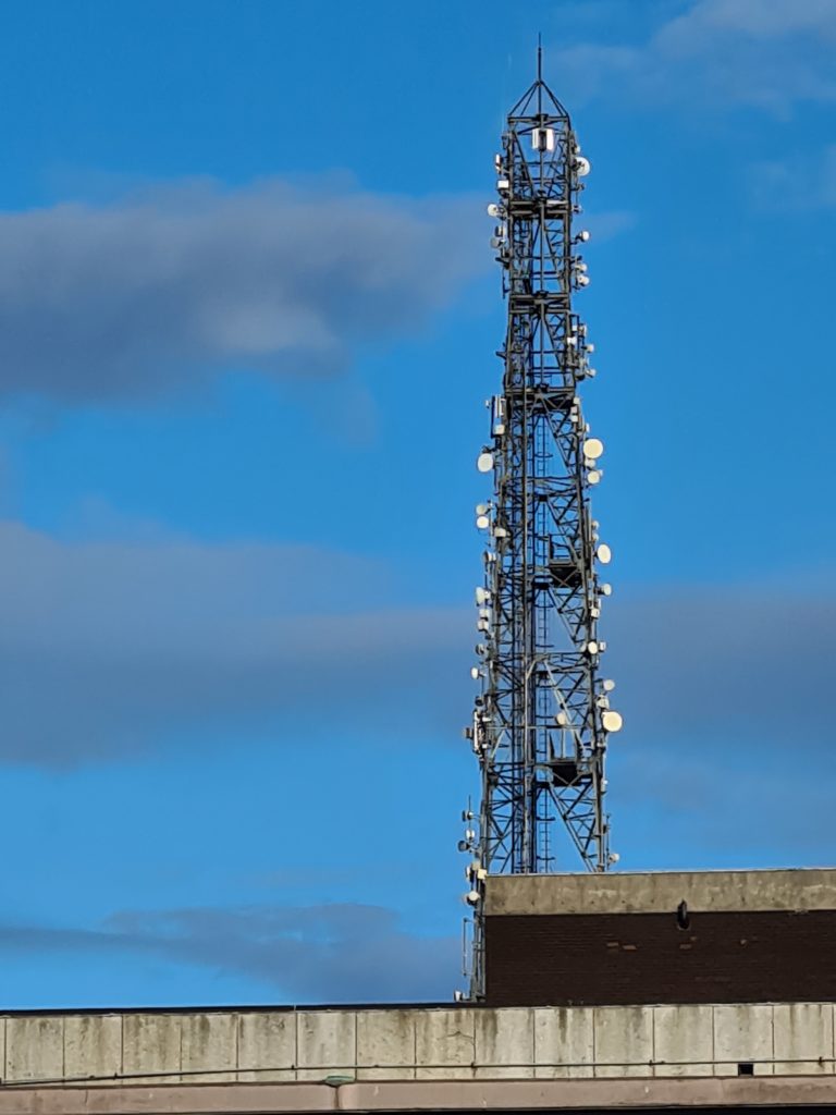 Photo of a cell tower