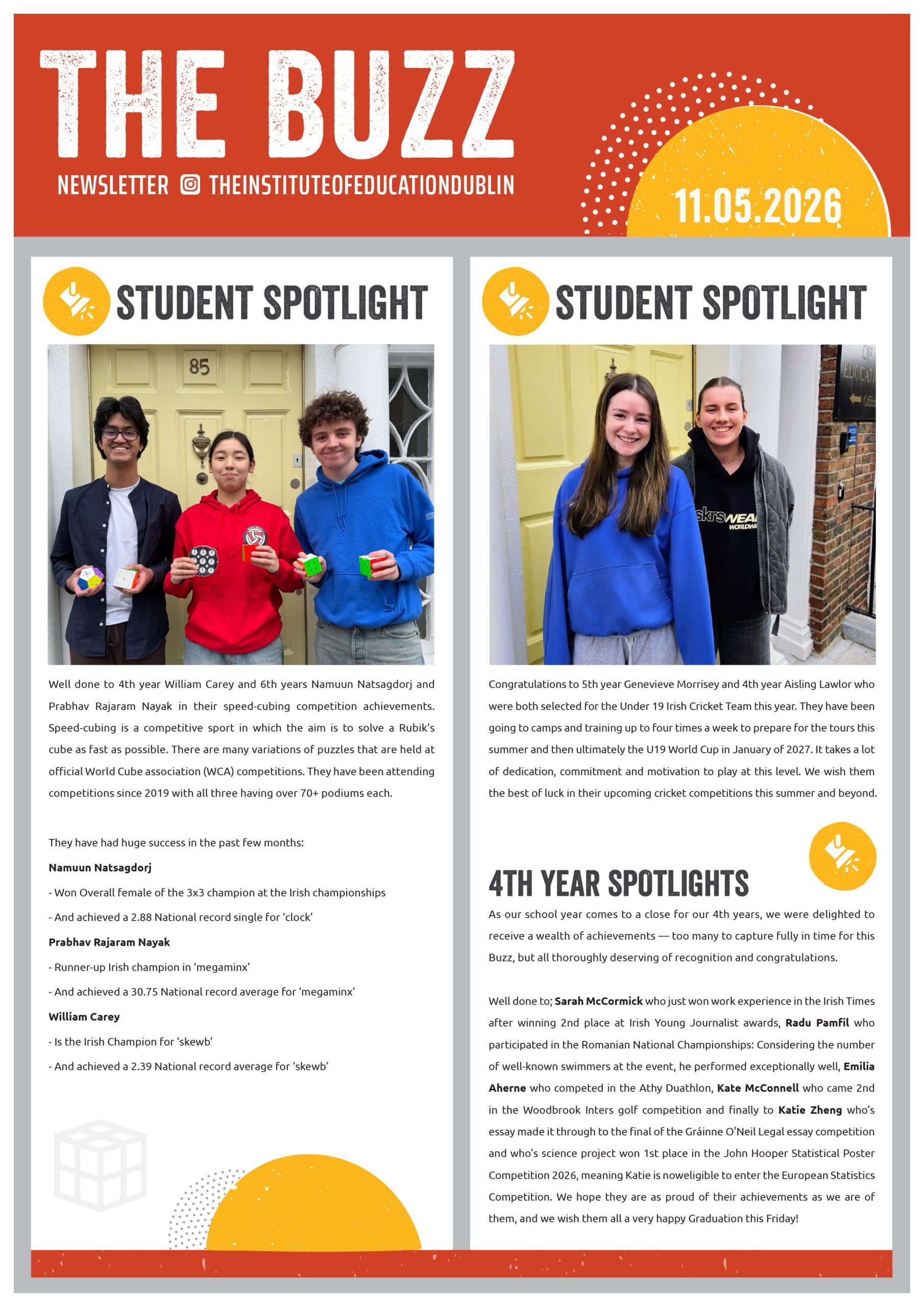 The Buzz Weekly Newsletter Week 32 Page 1