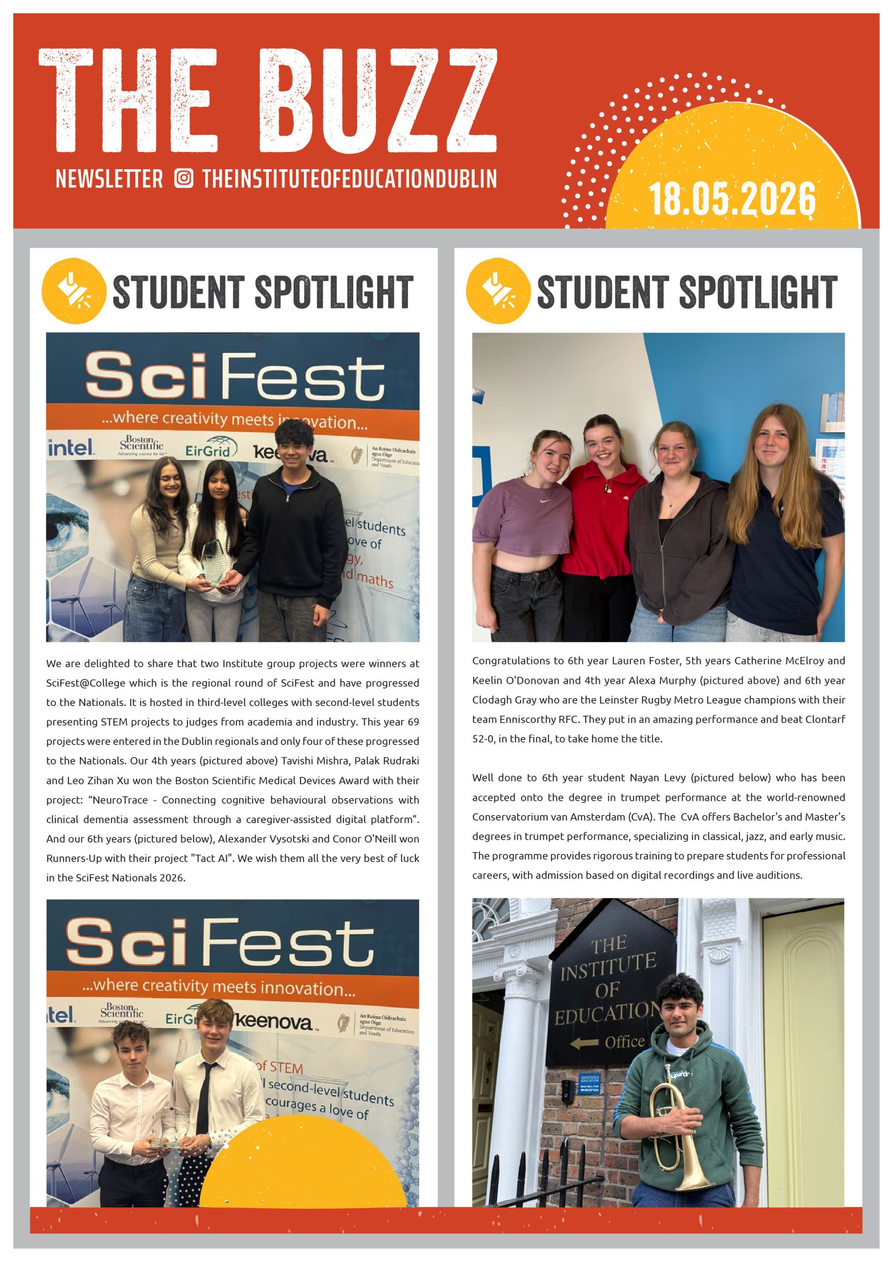 The Buzz Weekly Newsletter Week 33 Page 1