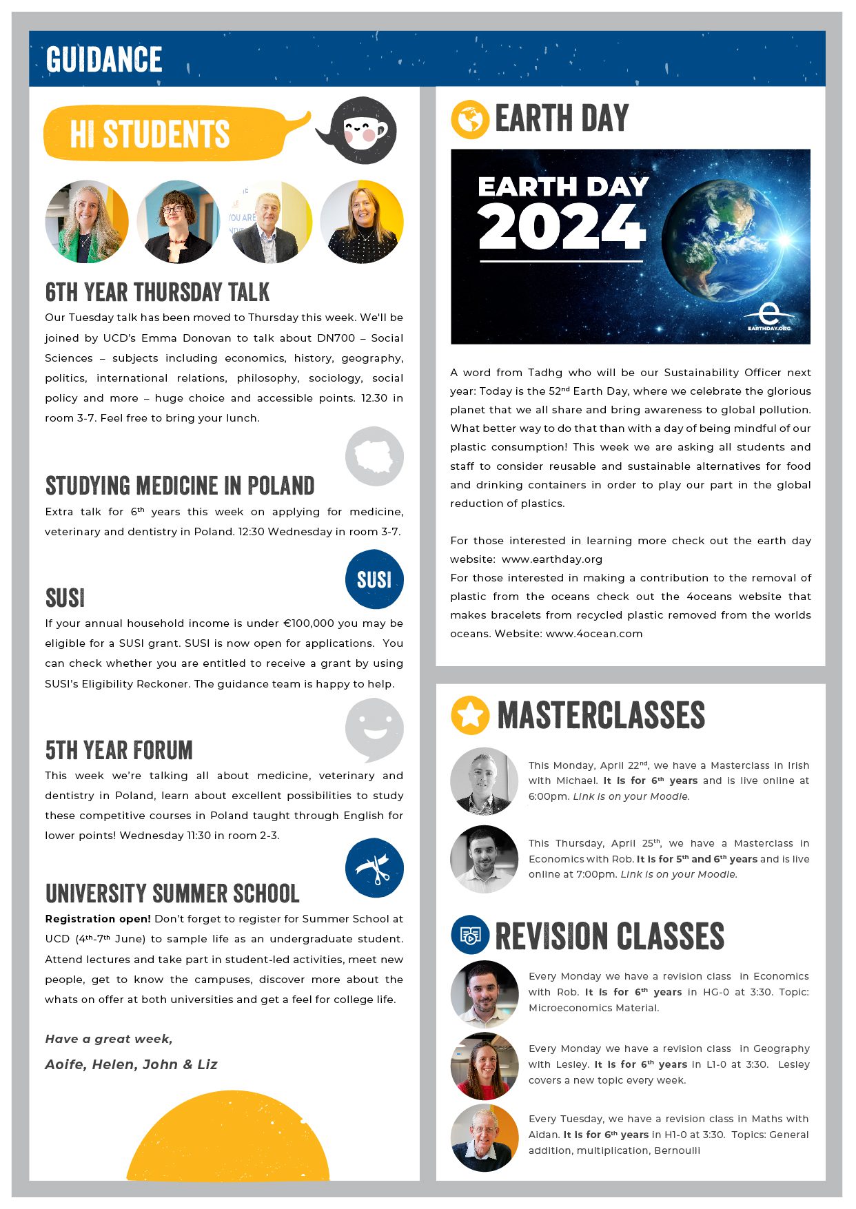 Institute of Education Weekly Newsletter