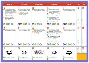 October Monthly Calendar 2025 6th Year Page 2