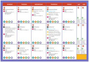 Monthly Calendar November 2025 6th Year Page 2